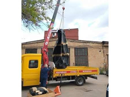 Пневматическое заглушающее перекрытие LAMPE тип 1-1000, с уплотнением и байпасом,применение